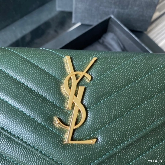 YSL FLAP MONOGRAM LARGE WALLET 0811